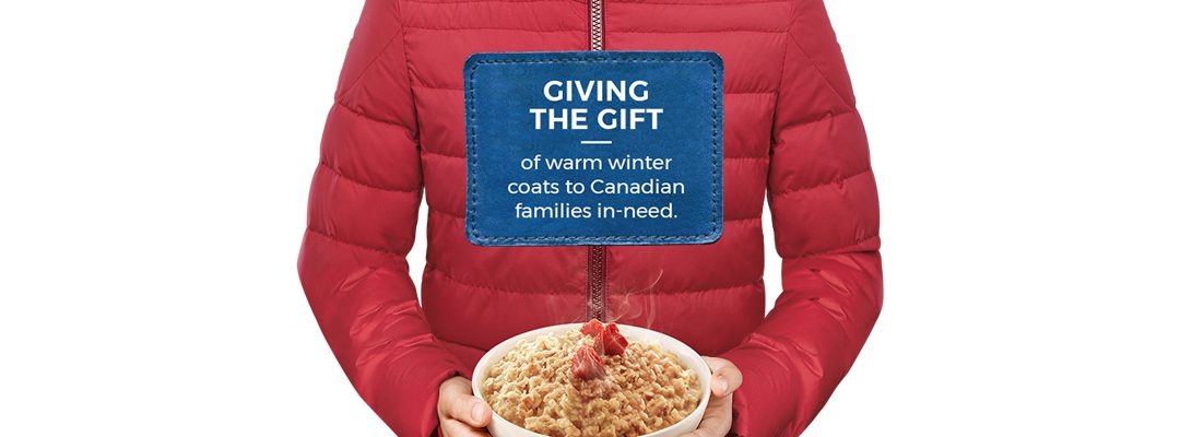 Quaker® brings the joy of warmth to Canadian families in-need this winter